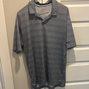 Nike Gray Athletic Polo Shirt